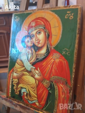 Икона св. Богородица с Младенеца , снимка 4 - Икони - 22558073