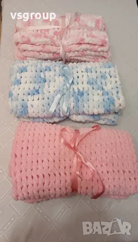 Ръчно изработени бебешки одеяла! , снимка 7 - Комплекти за бебе - 47644789
