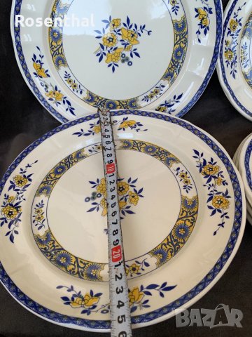 Винтидж италиански сервиз чинии , фина керамика, снимка 6 - Чинии - 35919933