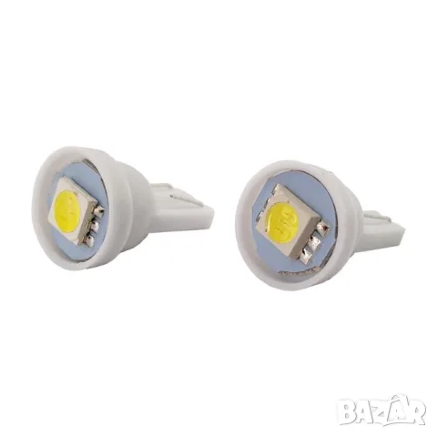 LED крушки T10 12V 6000K 2 броя за интериор, снимка 4 - Аксесоари и консумативи - 55865038
