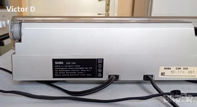 SABA CSP 350-Грамофон  LINEAR TRACKING Direct drive, снимка 12 - Грамофони - 47340605