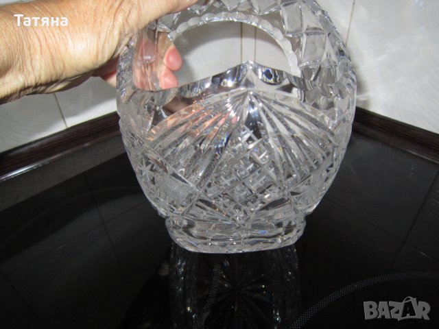   КРИСТАЛНИ ЧАШИ ; КУПИ;  КОШНИЦА; БОХЕМИЯ -ЧЕХИЯ;, снимка 4 - Чаши - 34317980