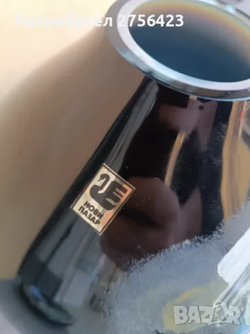 Авторски  стъклени ваза и пепелник " Китка" Нови пазар, снимка 4 - Антикварни и старинни предмети - 49881599