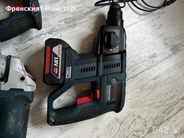 Bosch Акумулаторен Перфератор и Бош Ъглошлайф Флекс, снимка 5 - Перфоратори - 55807783