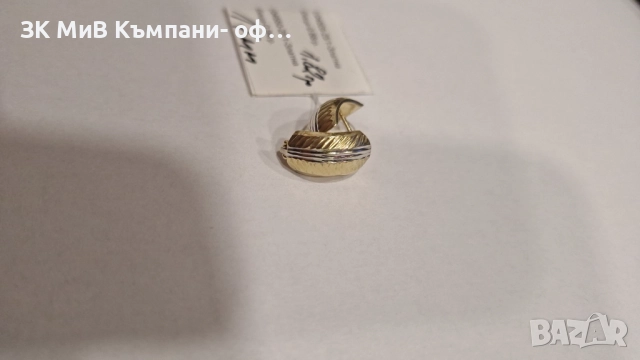 Златни Обеци 1.82гр 04550-25, снимка 2 - Обеци - 52886450