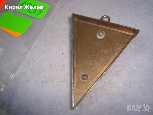 ВИНТИДЖ АРТ МЕДАЛЬОН с ЕМАЙЛ ЛАК РЕТРО СТИЛ 15134, снимка 2 - Колиета, медальони, синджири - 36291384