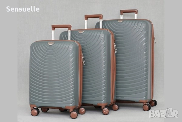 Комплект 3 куфара - различни цветове, снимка 6 - Куфари - 52654617