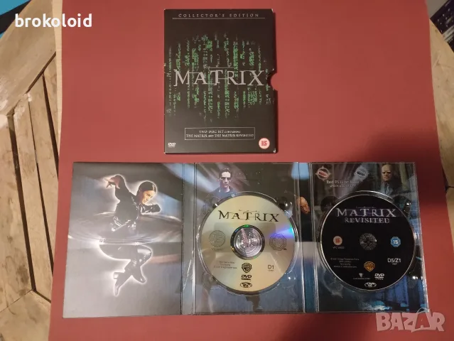 Матрицата колекционерско DVD издание Matrix Revisited - български субтитри , снимка 3 - DVD филми - 56330195
