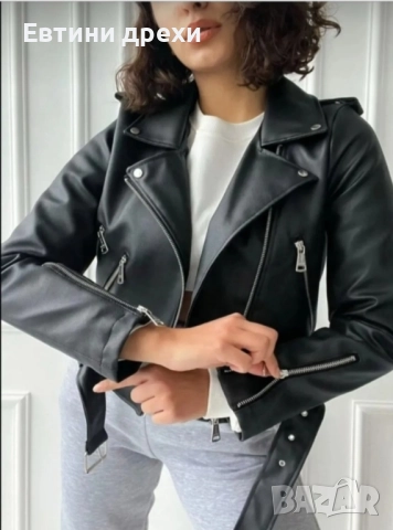 Нови дамски кожени якета, снимка 1
