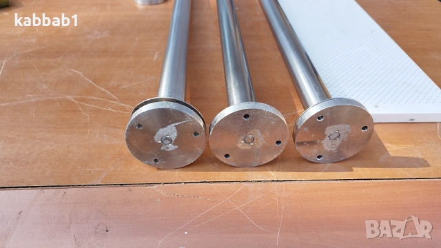 Подпори за мебели или нещо друго - Тръби от неръждаема стомана с фланци -   , снимка 7 - Железария - 53659632