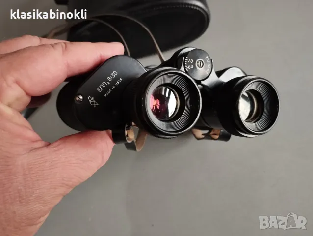 ТОП Съветски Бинокъл-БПП2 8 х 30-КОМЗ-MADE IN СССР-КАТО НОВ, снимка 2 - Екипировка - 47299212