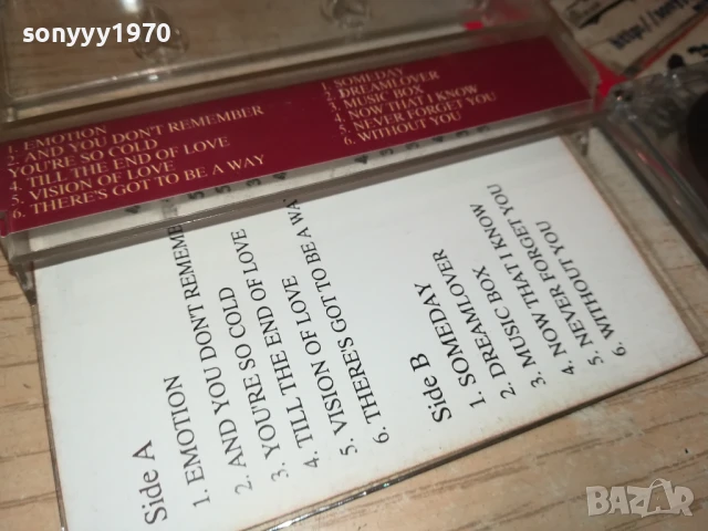 MARIAH CAREY-TAPE 1806250750, снимка 4 - Аудио касети - 50706316