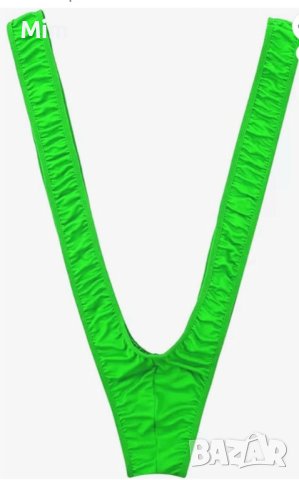 Мъжка неоново зелена плувка гащеризон 