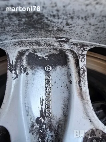 Комплект оригинални алуминиеви джанти за MERCEDES 15 цола, с летни гуми., снимка 8 - Гуми и джанти - 49883630