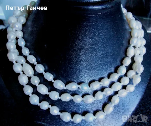 Колие естествени перли