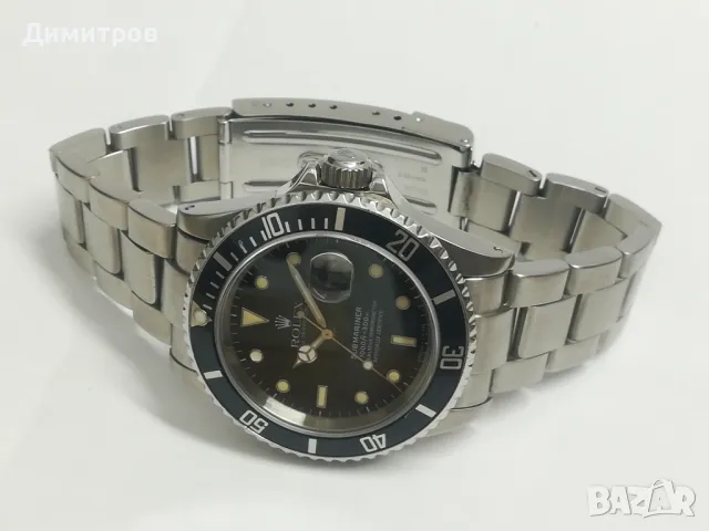 Rolex SUBMARINER Date Oyster Perpetual, кутия+документи, 16610, снимка 8 - Мъжки - 49404313