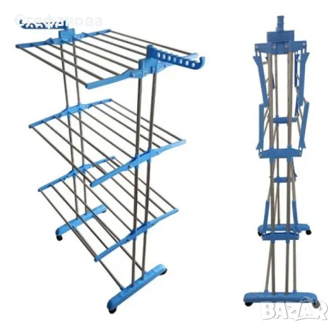 Сгъваем сушилник за дрехи, снимка 3 - Сушилници - 47447754