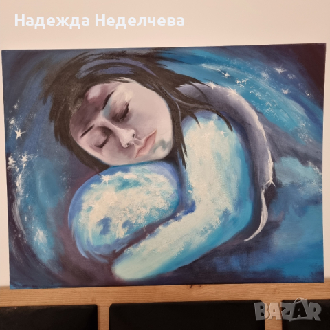 "Невинност" - авторска картина с маслени бои