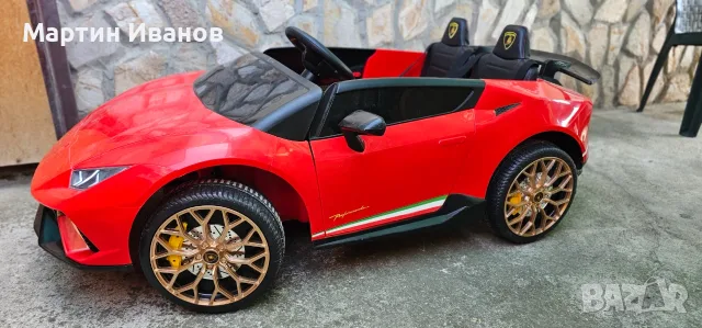 Продавам Акумулаторна Кола LAMBORGHINI HURACAN Червен 12V