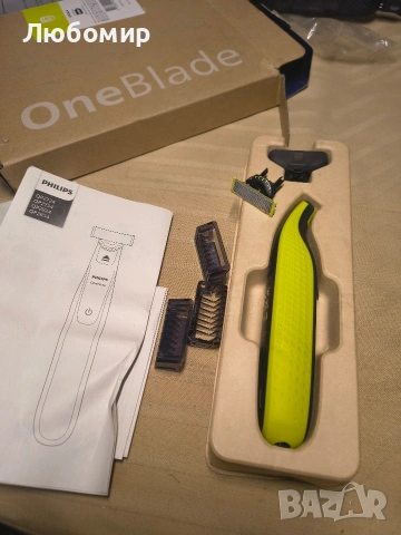 Philips OneBlade 360 ​​Autentisk Електрически тример за брада, самобръсначка и оформяща машина , снимка 4 - Електрически самобръсначки - 53410299