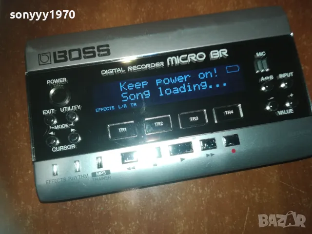 BOSS DIGITAL RECORDER MICRO BR 0510241317, снимка 2 - Ресийвъри, усилватели, смесителни пултове - 47470451