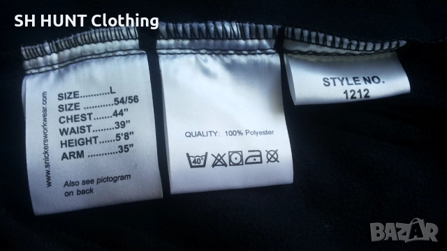 Snickers 1212 Soft Shell Work Jacket размер L софтшел работно яке W4-481, снимка 17 - Якета - 52025607