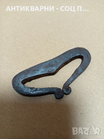 Стар Ръчно Кован Чакмак За Палене На Огън Антика., снимка 4 - Антикварни и старинни предмети - 50842846
