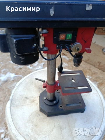 Немска настолна бормашина, работеща , снимка 5 - Бормашини - 52921063