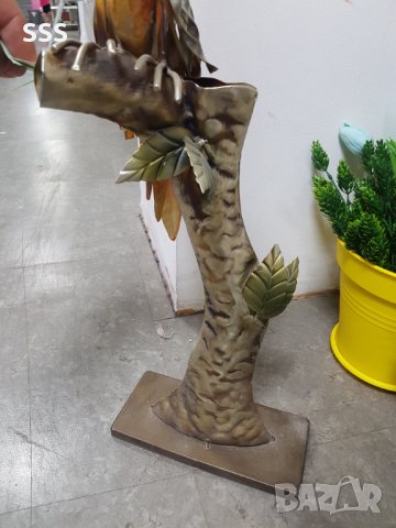 Метален папагал, снимка 2 - Декорация за дома - 41889387