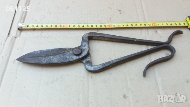 Кована абаджийска ножица , снимка 6 - Антикварни и старинни предмети - 41042873