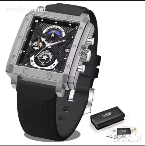 Мъжки луксозен часовник , снимка 4 - Луксозни - 51894238