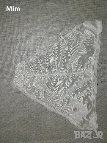  Резервирани XL Сатенена бикина в червено и бяло , снимка 8 - Бельо - 52770425