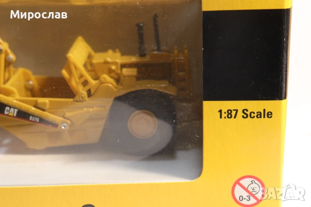 CAT 1/87 H0 ТРАКТОР БАГЕР ФАДРОМА ТОВАРАЧ КОЛИЧКА МОДЕЛ, снимка 4 - Колекции - 53586798