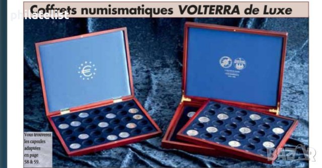 Leuchtturm Voltera за 60 монети до 39 мм, луксозна кутия, снимка 1 - Нумизматика и бонистика - 42216497