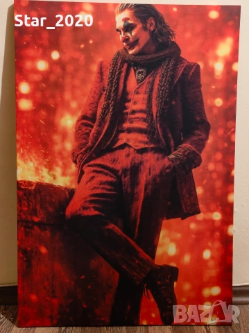 Светеща картина с LED осветление - Joker 