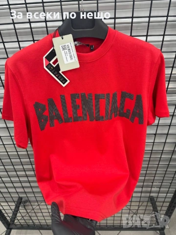 Balenciaga Мъжка Тениска👕Мъжка Блуза С Къс Ръкав - Налични Различни Цветове Код NGHSP46, снимка 2 - Тениски - 53697343