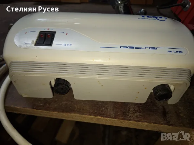 130958  проточен Бойлер Tesy GEYSER INLINE 7.0kw 7 kw -цена 42 евро        m.gl.  -захранване 220 во, снимка 3 - Бойлери - 56071171