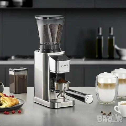 Електрическа кафемелачка Caso Германия, BaristaChef, снимка 3 - Кафемашини - 55711091