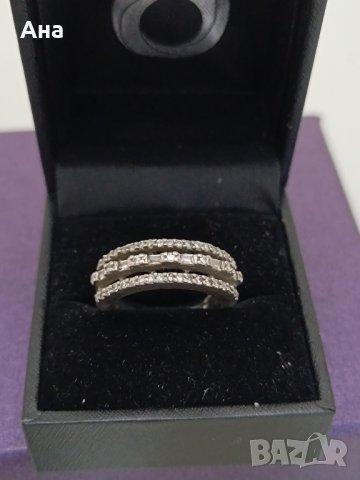 Красив сребърен пръстен #ВГ12, снимка 1 - Пръстени - 44404344