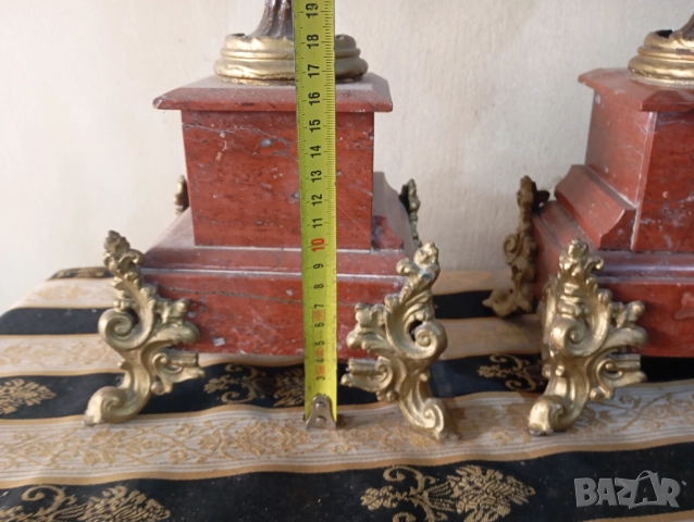 Барокови свещници комплект, снимка 3 - Други ценни предмети - 52500002