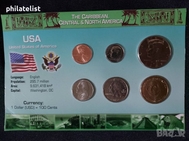 Комплектен сет - САЩ от 6 монети - 2004-2007