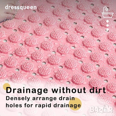 4599 2-в-1 Аксесоар за баня: Дълбок масаж на ходилата и пълна стабилност върху мокри повърхности, снимка 5 - Други стоки за дома - 53821415