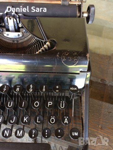 Juwel model 3 - Стара пишеща машина, снимка 5 - Антикварни и старинни предмети - 41104264
