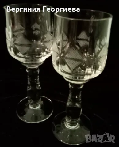 Кристални чаши единични бройки , снимка 6 - Чаши - 50183086