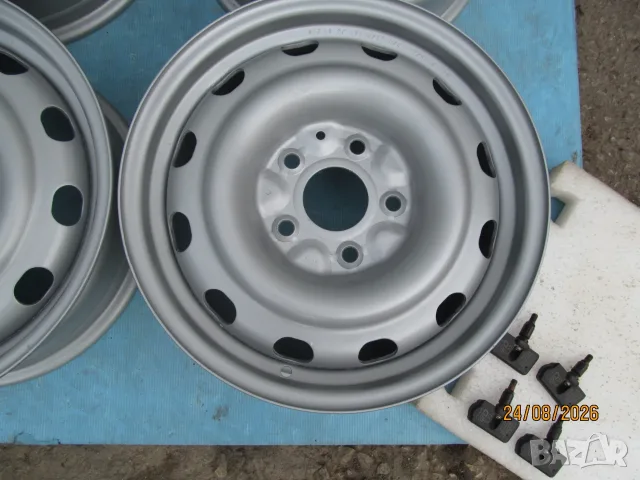   Метални джанти  с датчици за налягане в гумите  16 цола  5 x 127 mm. за - Fiat Freemont, снимка 3 - Гуми и джанти - 55791893