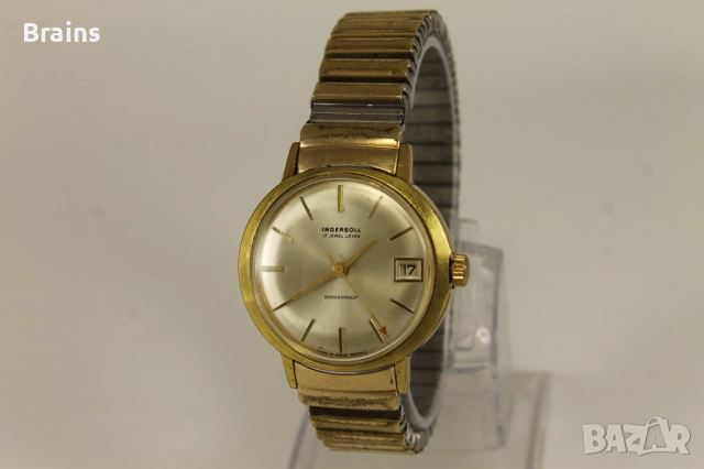 1970's INGERSOLL Позлатен Английски Часовник