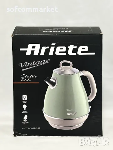 Ретро електрическа кана Ariete 2869 Vintage (1.7L, 2000W) – с ГАРАНЦИЯ!, снимка 6 - Кани - 55910762