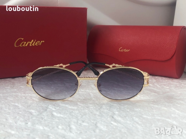 Cartier 2022 унисекс слънчеви очила елипса дамски мъжки, снимка 5 - Слънчеви и диоптрични очила - 36092760
