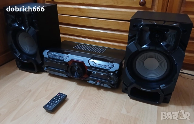 Аудио система PANASONIC SC-AKX320 Bluetooth CD USB AUX FM с дистанционно 150 евро, снимка 2 - Аудиосистеми - 53748377