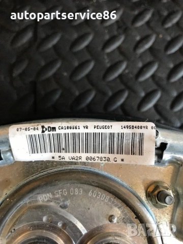 Айрбаг за волан за Peugeot 807 (2002-2006) 14958400YR, снимка 2 - Части - 53779799